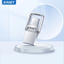 Eaget 32Gb.Usb 3.2 ve Type-C Girişli Tüm Telefonlara İphone Serisine Uygun Samsung Xiaomi Huawei Oppo Süper Hızlı Usb Flash Bellek Otg Çift Giriş Metal Sağlam ve Orginal