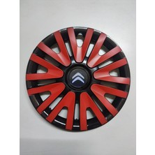 Yılap Jant 14 Inç Citroen Jant Kapağı Renkli Kırılmaz 4 Adet Amblem 4911K9CITROEN