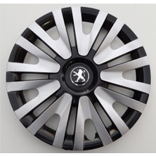 Yılap Jant 14'' Inç Peugeot Jant Kapağı 4 Adet Çelik Jant Görünümlü Renkli - Kırılmaz Esnek - 4911G9PEUGEOT