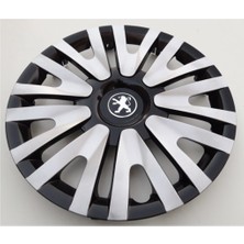 Yılap Jant 14'' Inç Peugeot Jant Kapağı 4 Adet Çelik Jant Görünümlü Renkli - Kırılmaz Esnek - 4911G9PEUGEOT