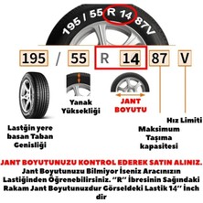 Yılap Jant Hyundai Getz 14" Inç Kırılmaz Jant Kapağı Siyah 4 Adet Hundai 4911SYHHYUNDAI