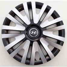 Yılap Jant 14'' Inç Hyundai Jant Kapağı 4 Adet Çelik Jant Görünümlü Renkli - Kırılmaz Esnek 4911G9HYUNDAI