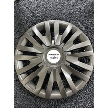Yılap Jant Renault 15 Inç Jant Kapağı Kırılmaz Füme 4 Adet Reno 5911FÜMERENAULT