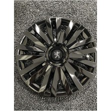 Yılap Jant Peugeot J10 15" Inç Kırılmaz Jant Kapağı Siyah 4 Adet 5911SYHPEUGEOT