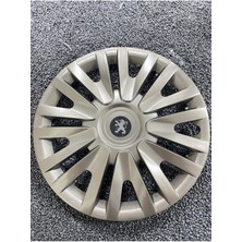 Yılap Jant Peugeot 107 15" Inç Kırılmaz Jant Kapağı Füme 4 Adet 5911FÜMEPEUGEOT