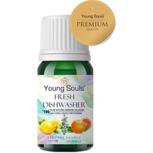 Young Souls Aromatherapy Fresh Dishwasher Essential Oil Blend Bulaşık Makinesi Temizleyici Uçucu Yağ Karışımı 10 ml