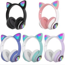 Karler Bass STN28 Kablosuz Kedi Kulaklık - Mavi 382105