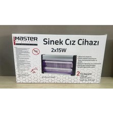 Master 30 Watt Mor Işıklı Yeni Nesil Sinek Öldürücü 2X15W Cızz Sivrisinek Yokedici Tavana Asılan 2 Lambalı