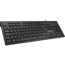 Everest DLK-180 Siyah USB Q Multimedia Klavye