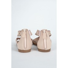 Munshoes Pudra  Deri Sandalet 128-22