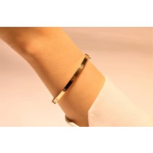 Güler Kuyumculuk Altın Çivili Kelepçe Bilezik