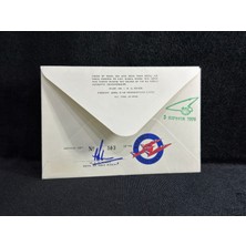 1976 Kiev Akrobatic Uçuş Dünya Şampiyonası 5x Imzalı Limitli Aerophilately  Ilk Gün Zarfı Royal Air Force Museum