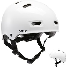 Oxelo Kask - Paten / Kaykay / Scooter - Beyaz - MF500