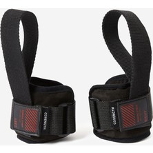 Bilek Destekli Siyah Fitness Çekme Kayışı