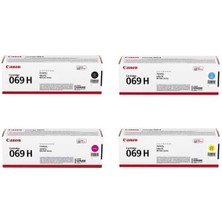 Canon CRG-069H Orjinal Toner 4'lü Set - Tüm Renkler Toner Takımı