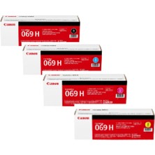 Canon CRG-069H Orjinal Toner 4'lü Set - Tüm Renkler Toner Takımı