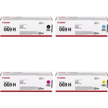 Canon CRG-069H Orjinal Toner 4'lü Set - Tüm Renkler Toner Takımı