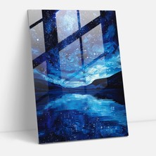 Painted Anarchy Ashvin Harrison Cam Baskı - Yıldızlı Gece -  Cam Sanatı, Modern Sanat, 30X45