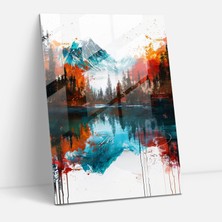 Painted Anarchy Ashvin Harrison Cam Duvar Sanatı: Doğa Manzarası Sahnesi Cam Duvar Sanatı, Doğa Manzarası, 30X45