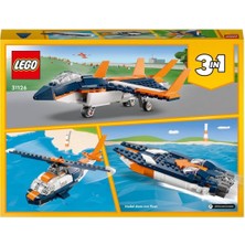 31126 LEGO Creator 3in1 - Süpersonik Jet 215 Parça +7 Yaş