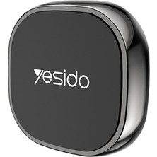 Yesido C81 Yapışlı Ayarlanabilir Manyetik Mini Telefon Tutucu - Siyah 379090
