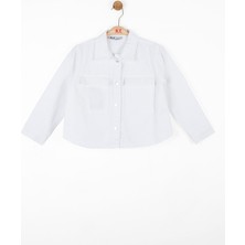Nk Kids 36705 Kız Çocuk Beyaz Ceket