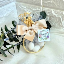 Hayaller Dükkanı 20 Adet Süslemeli Halka Şekerleme, Nikah Şekeri, Doğum, Sünnet, Düğün Nişan Söz, Kına, Hediyelik