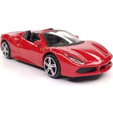 Burago 1/43 Ölçek Ferrari 488 Spıder Model Araba