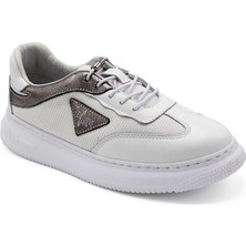 7AdımdaAşk Kadın Deri ve Tekstil Sneaker Ayakkabı 082Y24K11604