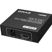 Dm CHB078 4K 30Hz 1 Giriş 2 Çıkış HDMI Splitter Çoklayıcı