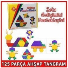 Neotan 8020 Ahşap 125 Parça Tangram Puzzle