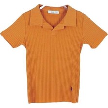 NK Çocuk Polo Yaka Fitilli T-Shirt