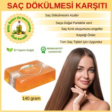 Organicsun Doğal Saç Dökülmesine Karşı Sabun 140 gr Tüm Saç Tipleri Için Kepek Karşıtı