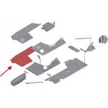 Bmw F20+LCİ F30+LCİ Sağ Taban Alt Muhafaza Otom.şanz 51757241830