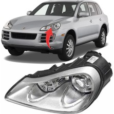 Porsche Cayenne Sol Ön Far Komple 2007-2010 95563117302