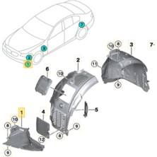 Gkl Bmw G30 Lci Sol Ön Kürek Bakaliti M Sport 2020-2023 51718082211