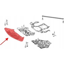 C207 E Coupe Ön Tampon Alt Bakaliti Benzinli 09-16 A2075240930