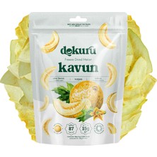 Dokuru Kavun Kuru Meyve Cipsi - Dondurularak Kurutulmuş Freeze Dried Çıtır Kavun