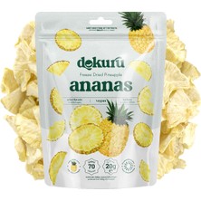 Dokuru Ananas Kuru Meyve Cipsi - Dondurularak Kurutulmuş Freeze Dried Çıtır Ananas