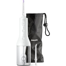 Philips Sonicare Power Flosser 3000 Ağız Duşu Kablosuz, Yedek Başlık - Beyaz HX3826/31