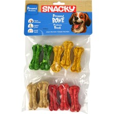 Snacky Munchy Köpek Press Kemik 10’lu 5 cm