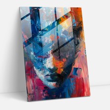 Painted Anarchy Duygusal Ifadeler Cam Sanatı - Ekspresyonizm, Duygusal Sanat, Cam Sanatı, Modern Sanat, 30X45