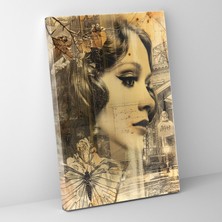 Painted Anarchy Vintage Dadaizm Kanvas Tablo - Dadaizm, Duvar Süslemesi, Kanvas Tablo, 30X50 Kanvas Tablo, 30X50