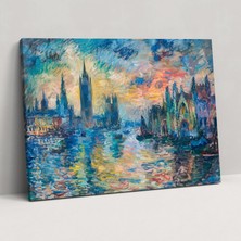 Painted Anarchy Claude Monet Rouen Katedrali Serisi Kanvas Tablo - Claude Monet, Kanvas Tablo, Ev Dekorasyonu, Kanvas Tablo, 50X30