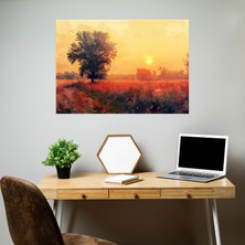 Gündoğumu Tarlası Claude Monet Kanvas Tablo - Claude Monet, Kanvas Tablo, Duvar Sanatı, Kanvas Tablo, 50X30