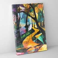 Painted Anarchy Kübizm Duvar Sanatı - Kübizm, Kanvas Tablo, Duvar Sanatı, Kübizm, 30X50