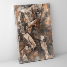 Painted Anarchy Kübizm Duvar Tablosu - Kübizm, Ev Dekorasyonu, Kanvas Tablo, Kanvas Tablo, 30X50