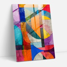 Painted Anarchy Dadaizm Cam Baskı - Soyut Şekiller - Dadaizm, Cam Duvar Sanatı, Modern Sanat, Duvar Dekorasyonu, 30X45