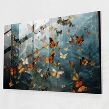 Painted Anarchy Kurutulmuş Kelebekler Duvar Dekorasyonu - Yüzen Lokum - Kurutulmuş Kelebekler, Duvar Dekorasyonu, Modern Sanat, Ev Dekorasyonu, 45X30
