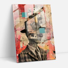 Painted Anarchy Dadaizm Modern Sanat - Karma Teknik ve Bulunmuş Nesneler - Dadaizm, Çağdaş Stil, Karma Teknik, Dadaizm Sanat Stili, 30X45